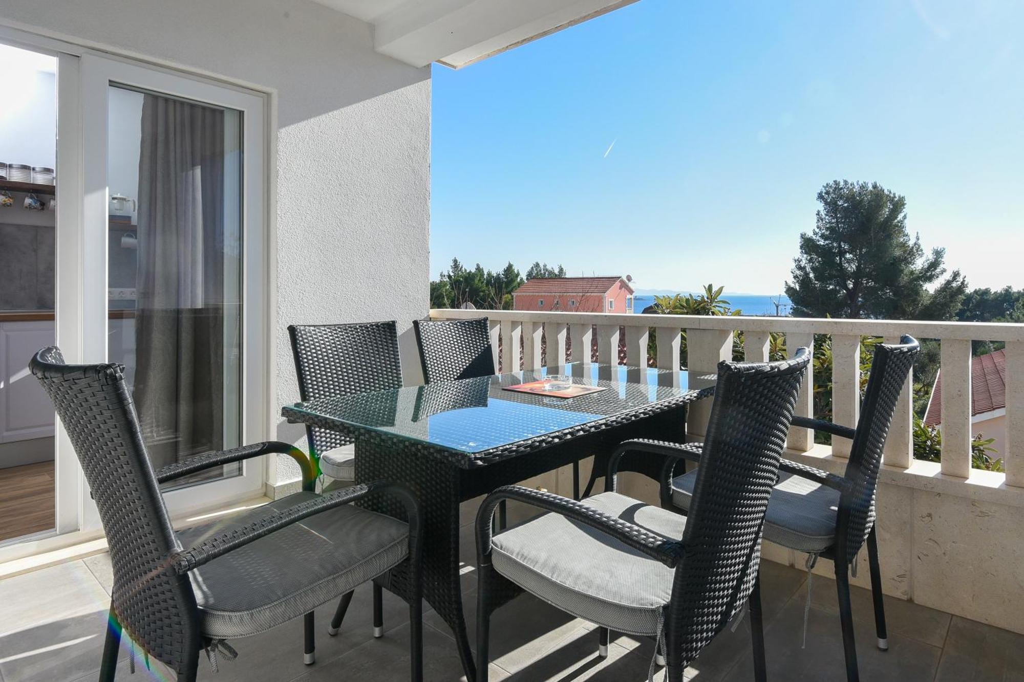 Villa Angela Оребич Екстер'єр фото